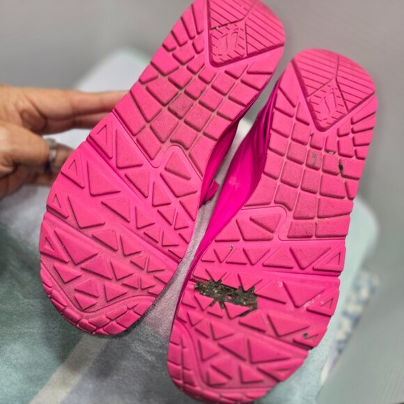 Skechers Uno - Night Shades sneakers in hot pink - Picture 9 of 9